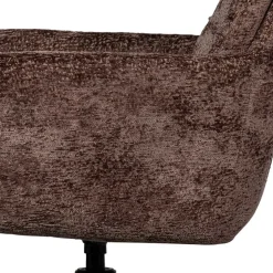 Chenille Armlehnenstühle mit Drehgestell - Abruzzia