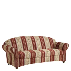 Chenille Landhaussofa mit Federkern - Comi