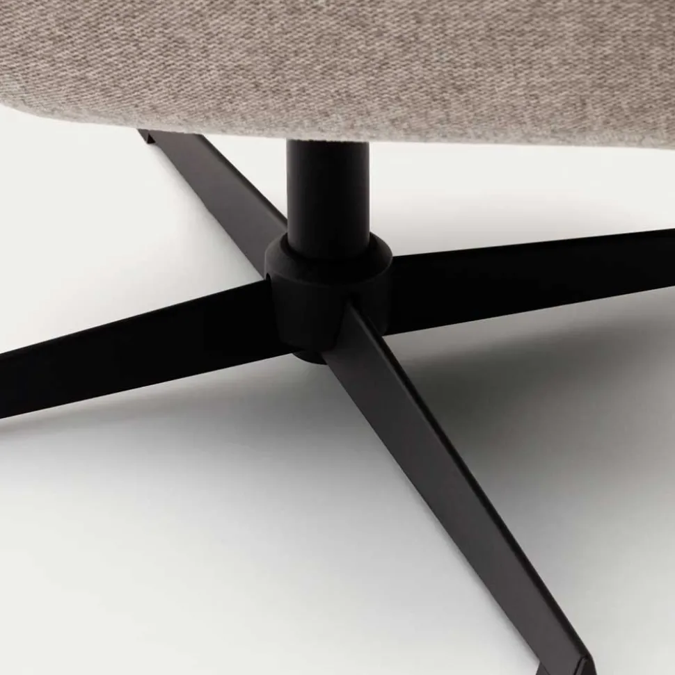 Chenille Loungesessel drehbar - Marocana