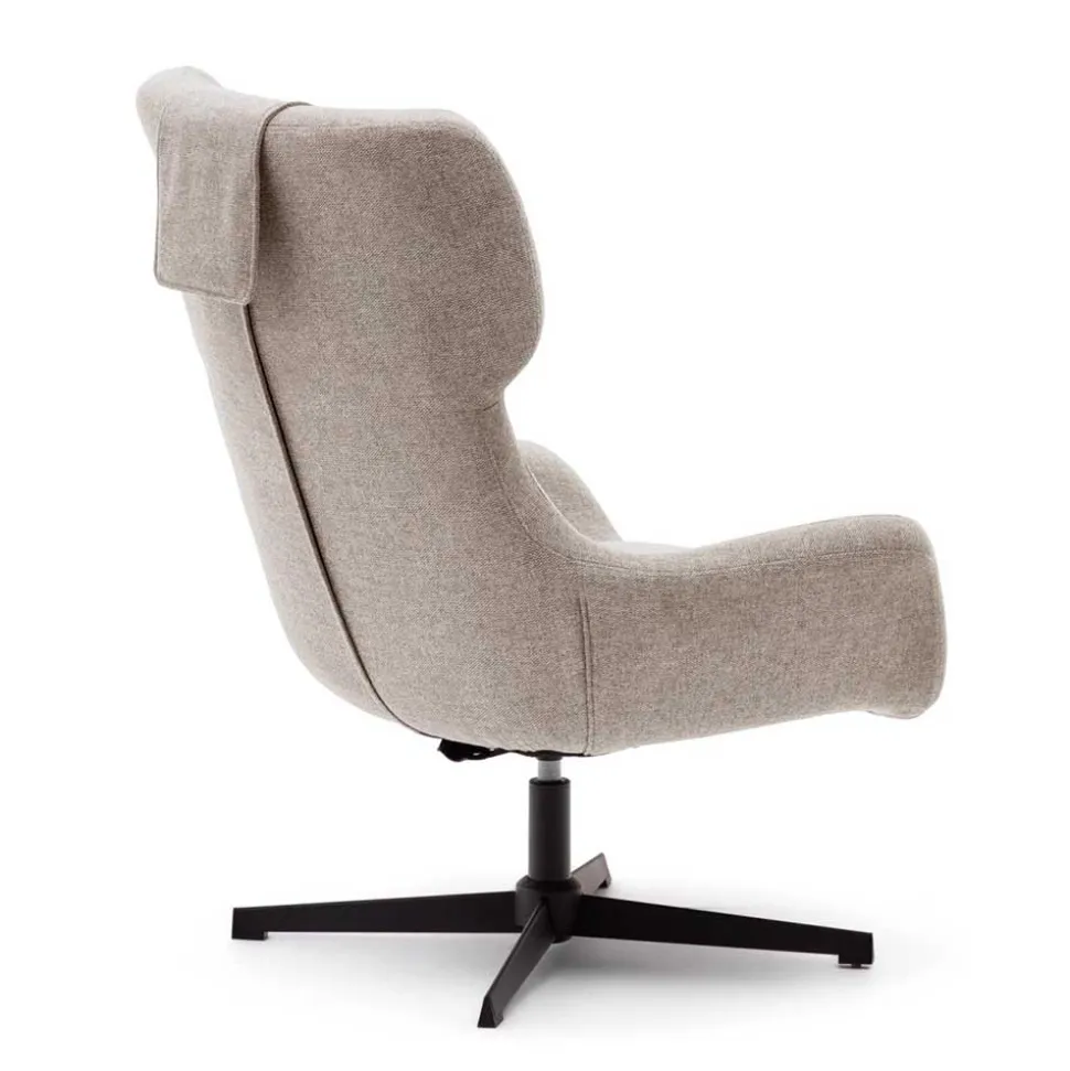 Chenille Loungesessel drehbar - Marocana