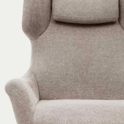 Chenille Loungesessel drehbar - Marocana