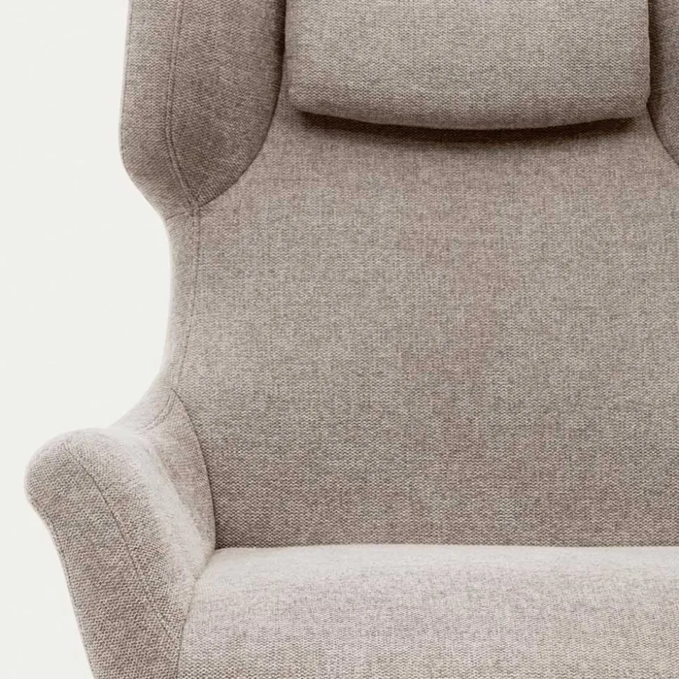 Chenille Loungesessel drehbar - Marocana