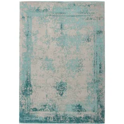 Chenille Teppich mit Orient Muster verwaschen - Caruna