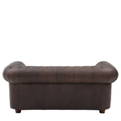 Chesterfield Polstergruppe aus Leder - Pluna (dreiteilig)