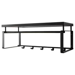 70cm breite Garderobe in Schwarz - Satroni I