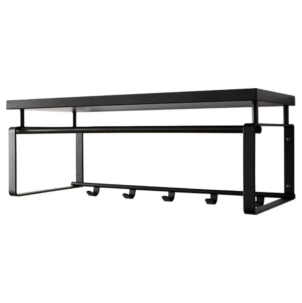 70cm breite Garderobe in Schwarz - Satroni I