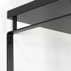 70cm breite Garderobe in Schwarz - Satroni I