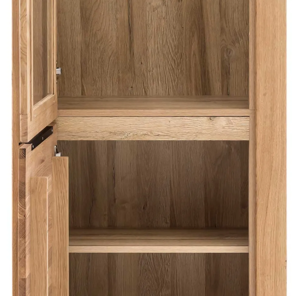 70cm breite Vitrine 2-türig - 199 cm hoch - Nelenia