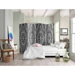 225cm breiter Paravent mit Muster Ethno - Acelya