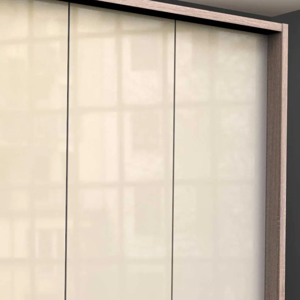 150cm breiter Schlafzimmerschrank in Creme - Rativian