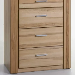 68cm breiter Vitrinenschrank in Kernbuche - Uhelia