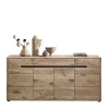 185cm breites Sideboard in Wildeiche Holzdekor - Zelio