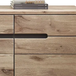 185cm breites Sideboard in Wildeiche Holzdekor - Zelio