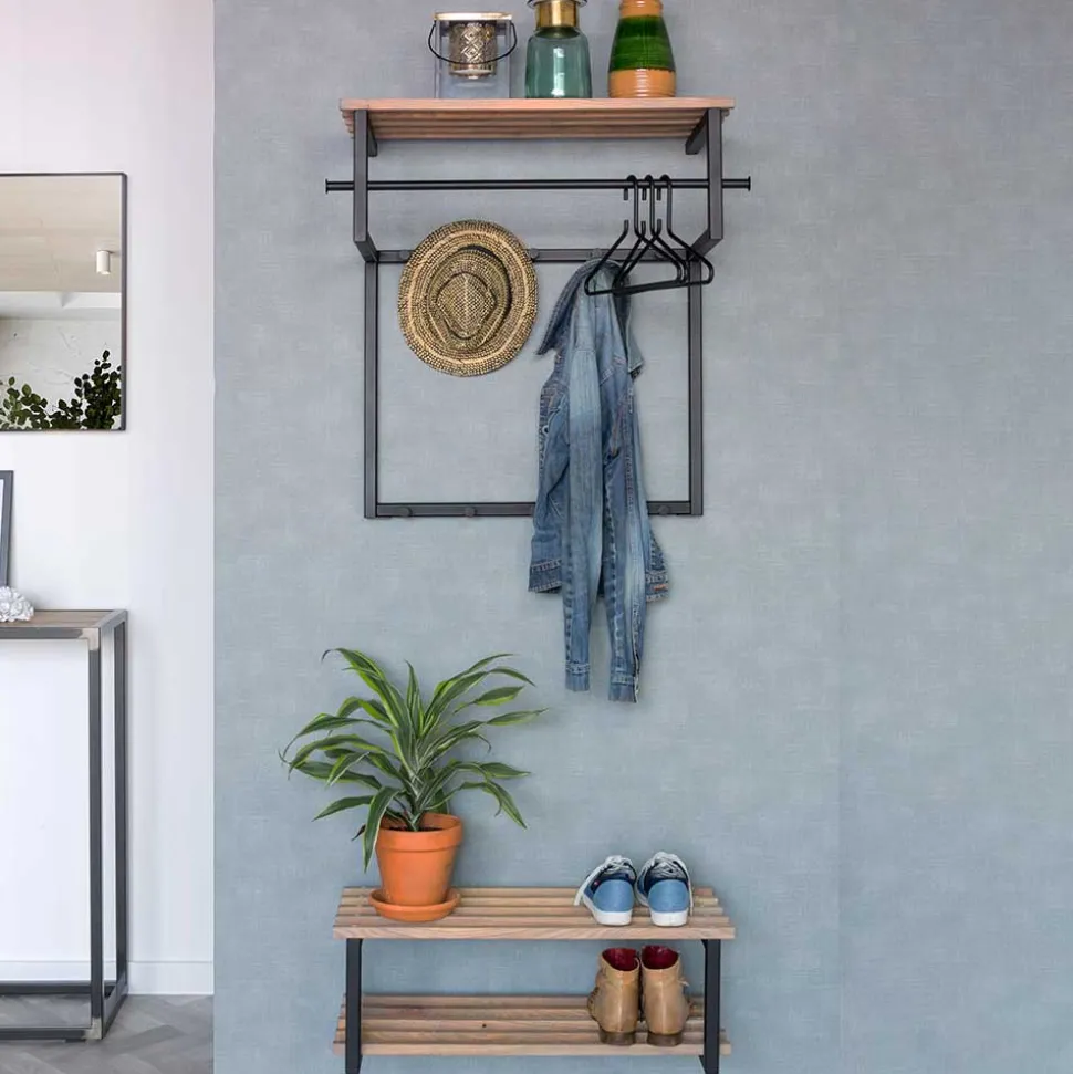 76cm Dielen Set im Industry Style - Minuto (zweiteilig)