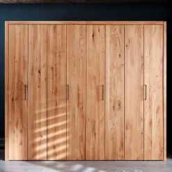 246cm Falttüren-Kleiderschrank Wildeiche - Mascadona
