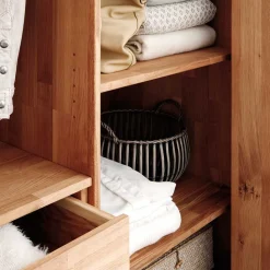 246cm Falttüren-Kleiderschrank Wildeiche - Mascadona