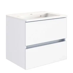 60cm Hänge-Waschtisch in Weiß - Vandan