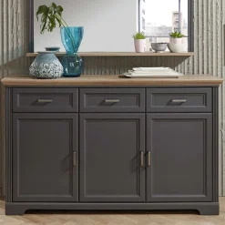 102cm hohe Kombi-Kommode im Country Style - Thumbs