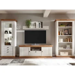 367cm Landhaus Anbauwand Set - Diatara (vierteilig)