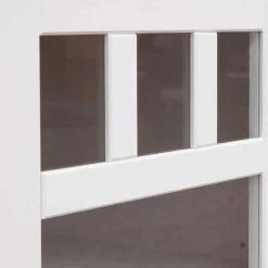 130cm Landhauskommode mit Glaseinsatz - Manipur