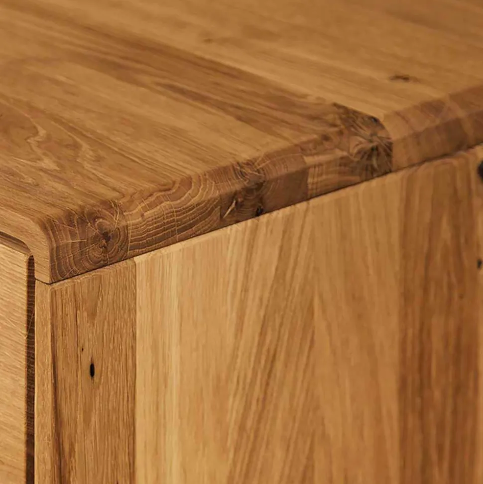 220cm lange TV Kommode aus Wildeiche - Eavy