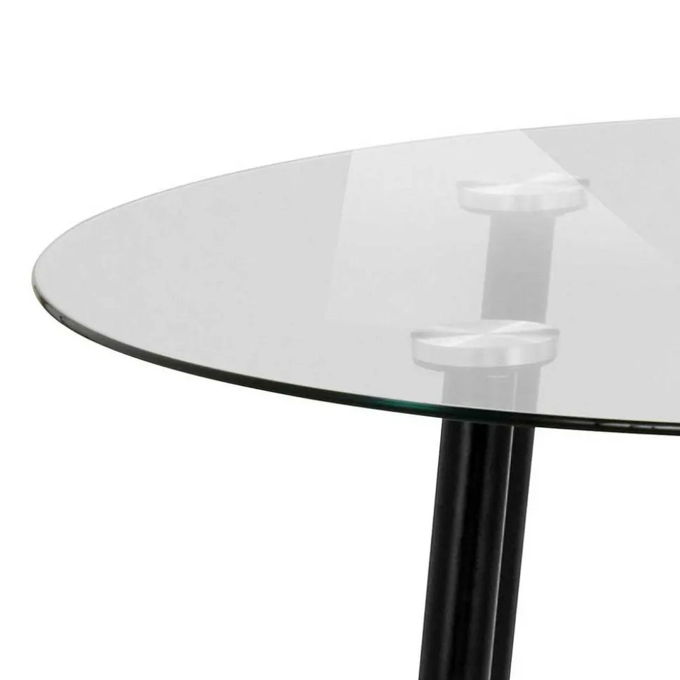 100cm runder Glastisch fürs Esszimmer - Cellon