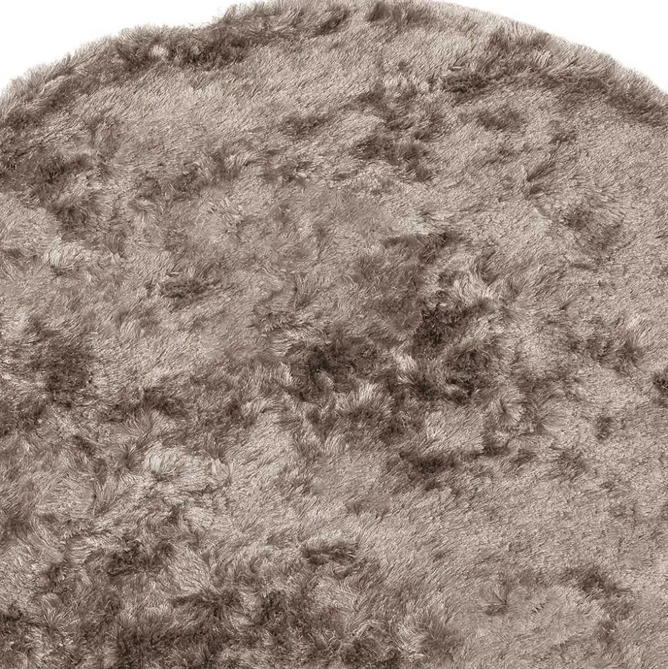 200cm runder Teppich in Hellbraun - Laans