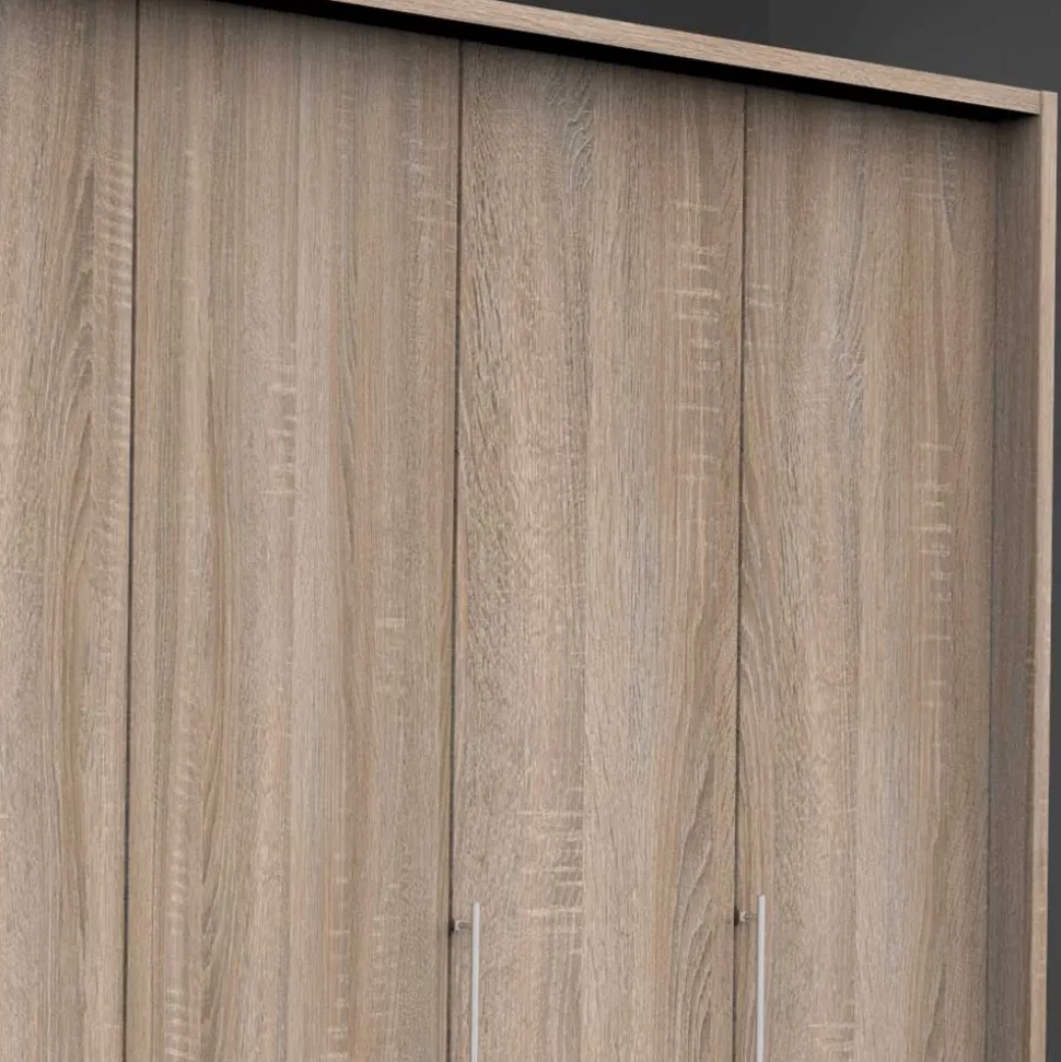 300cm Schlafzimmerkleiderschrank mit Holzdekor - Zayun