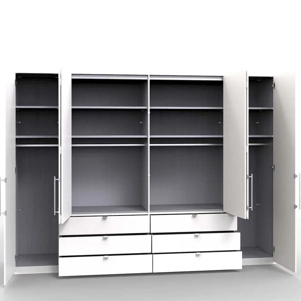 300cm Schlafzimmerkleiderschrank mit Holzdekor - Zayun