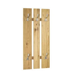 45cm schmale Garderobe Ravona mit Eiche Furnier