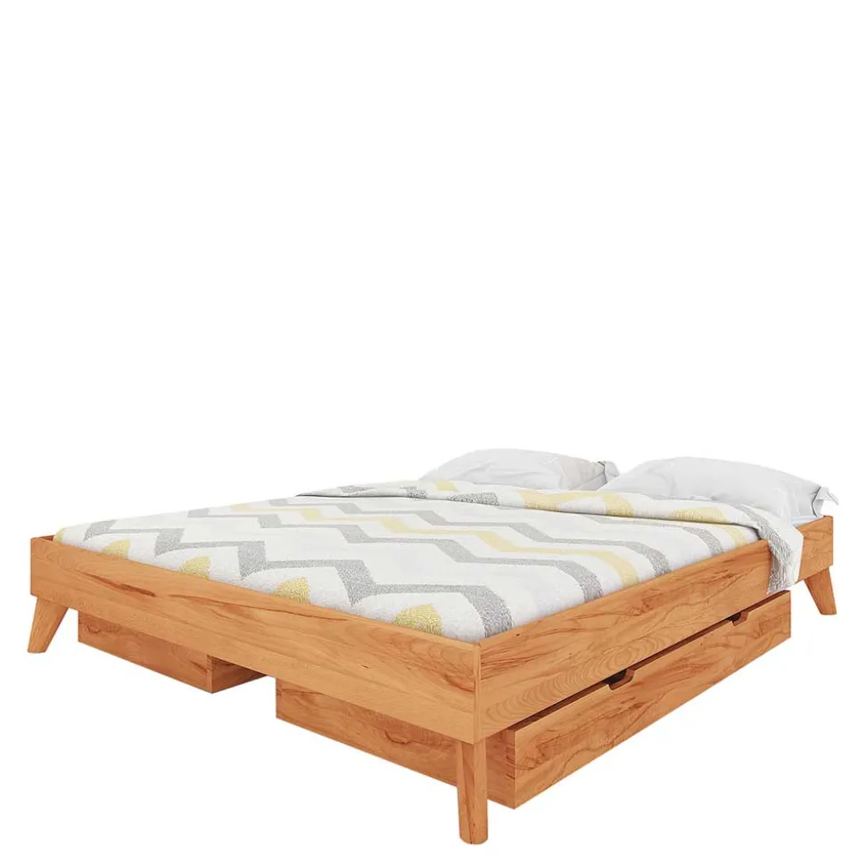 190cm Unterlänge Doppelbett ohne Kopfteil - Junola II