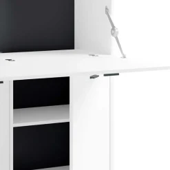 Computer Schrank in Weiß - Darpanos