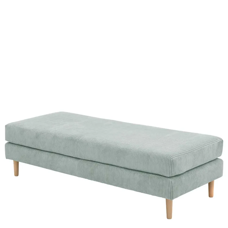 Cord Couchhocker in Silbergrau - Sectian