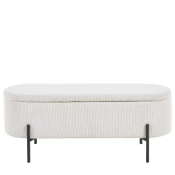 Cord Polsterbank mit Stauraum Truhe - Donostia