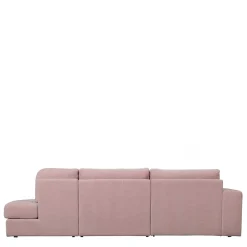 Couch mit Armlehne links in Rosa - Draschna