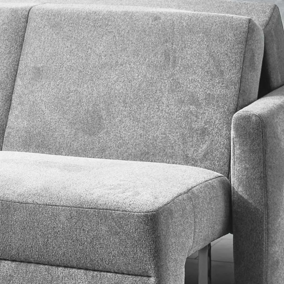 Couch mit Faltmechanik - Bettfunktion - Snecda