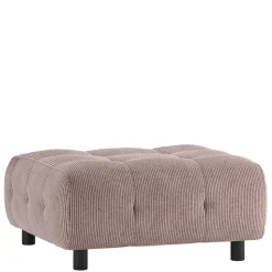 Couch Polsterhocker in Mauve Cord - Samorah