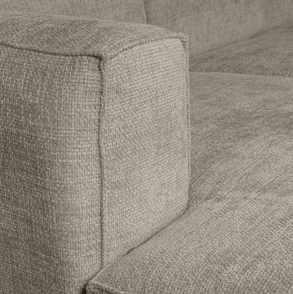 Couchecke in Beigegrau meliert - Babro