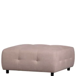 Couchhocker in Mauve Stoff - Grove