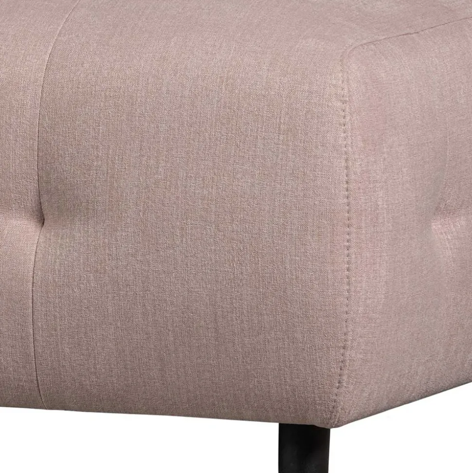 Couchhocker in Mauve Stoff - Grove
