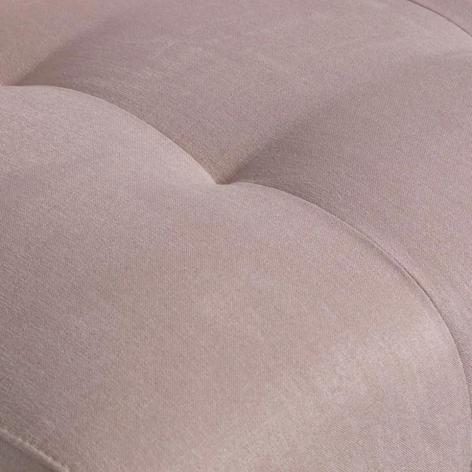Couchhocker in Mauve Stoff - Grove