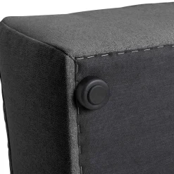 Couchmodul Kombination in Anthrazit - Telrama (fünfteilig)