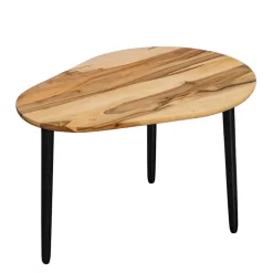 Couchtisch aus Massivholz Nussbaum - Continento