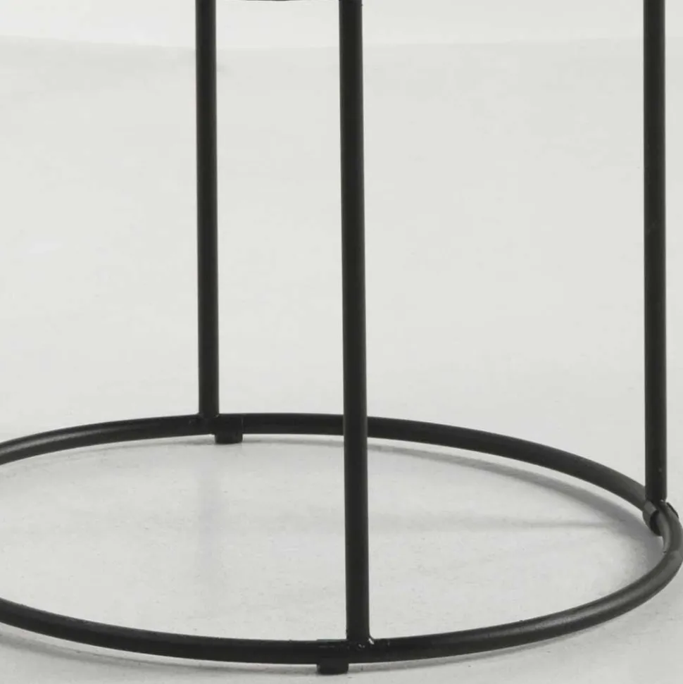 Couchtisch in Blau Strukturglas - Neive