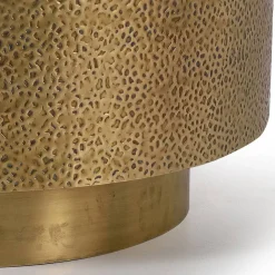 Couchtisch in Gold und Bronze - Beaven