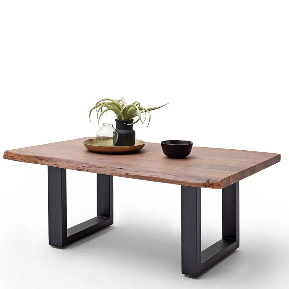 Couchtisch in Walnussfarben Akazienholz - Paytons