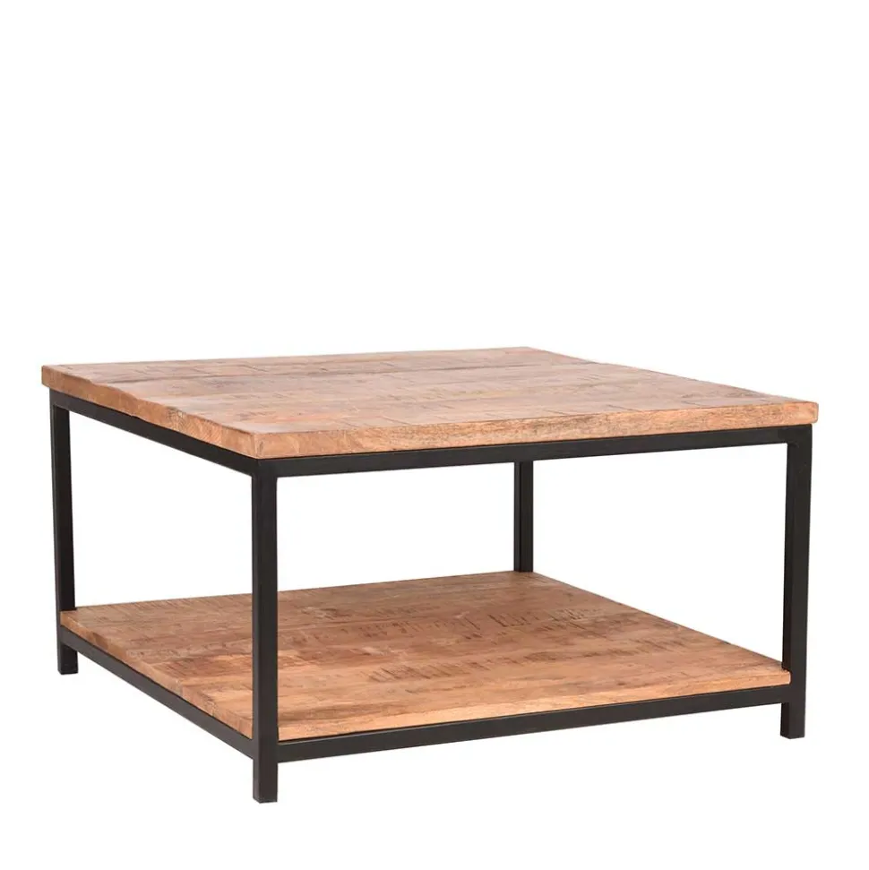 Couchtisch mit Ablageboden aus Massivholz - Jeen