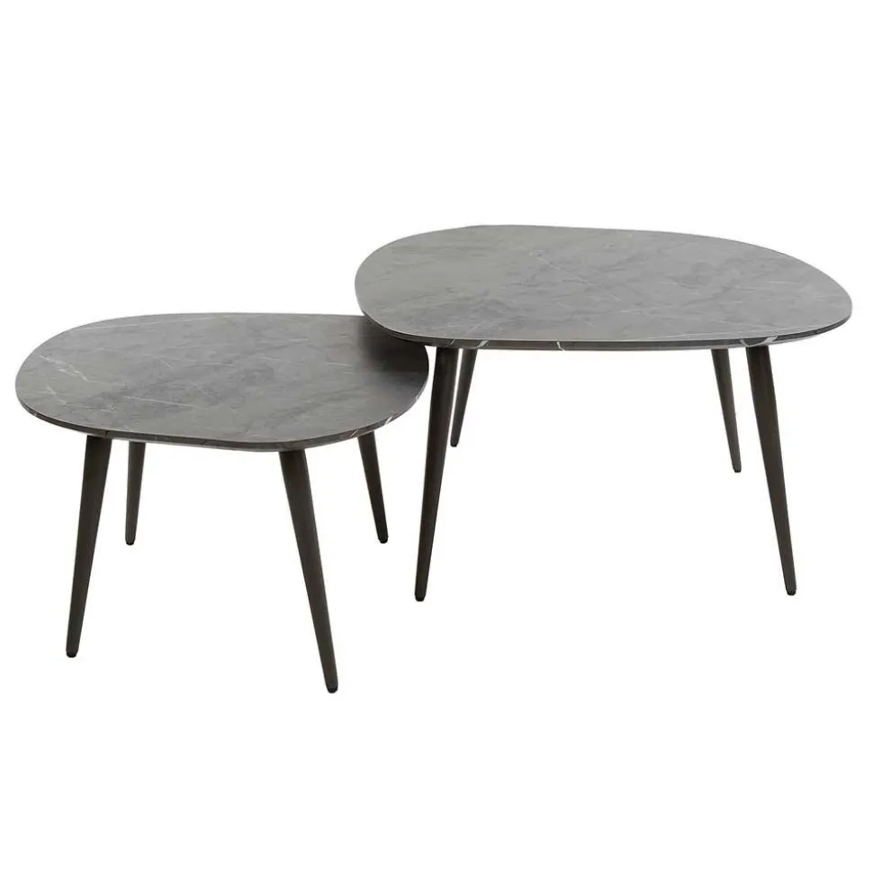 Couchtisch Paar im Retrostil - Simonas (zweiteilig)