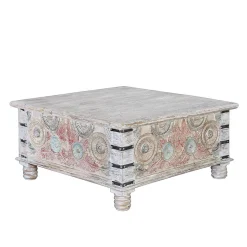 Couchtisch Truhe in White Wash - Pescara