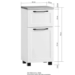 Country Badblock Möbel Set - Gyatso (vierteilig)